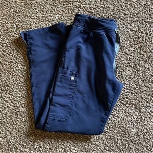 FIGS Navy Kade cargo scrub pants
